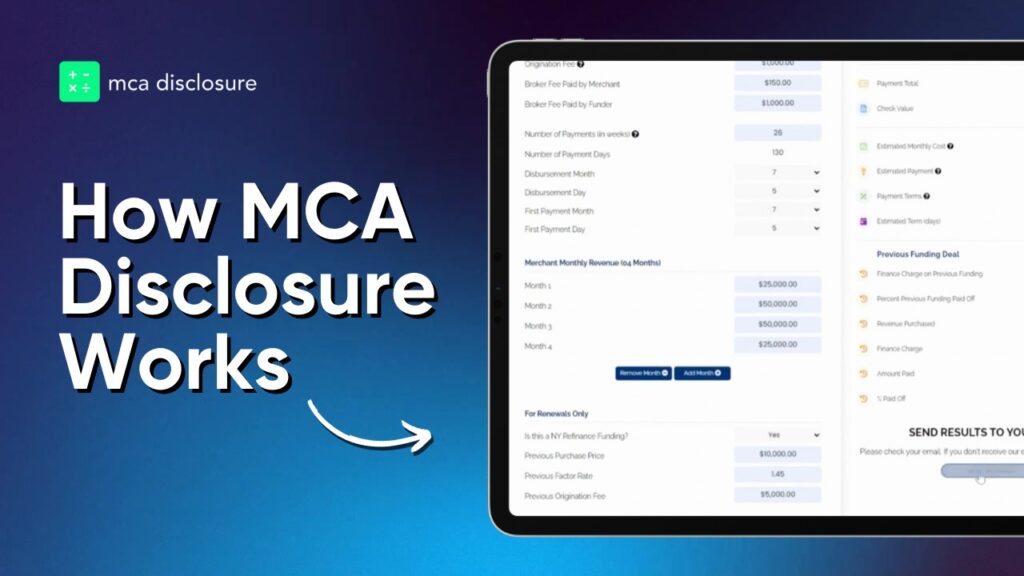 Mca Disclosure
